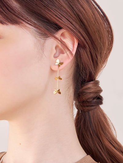 2wayダンスバタフライピアス